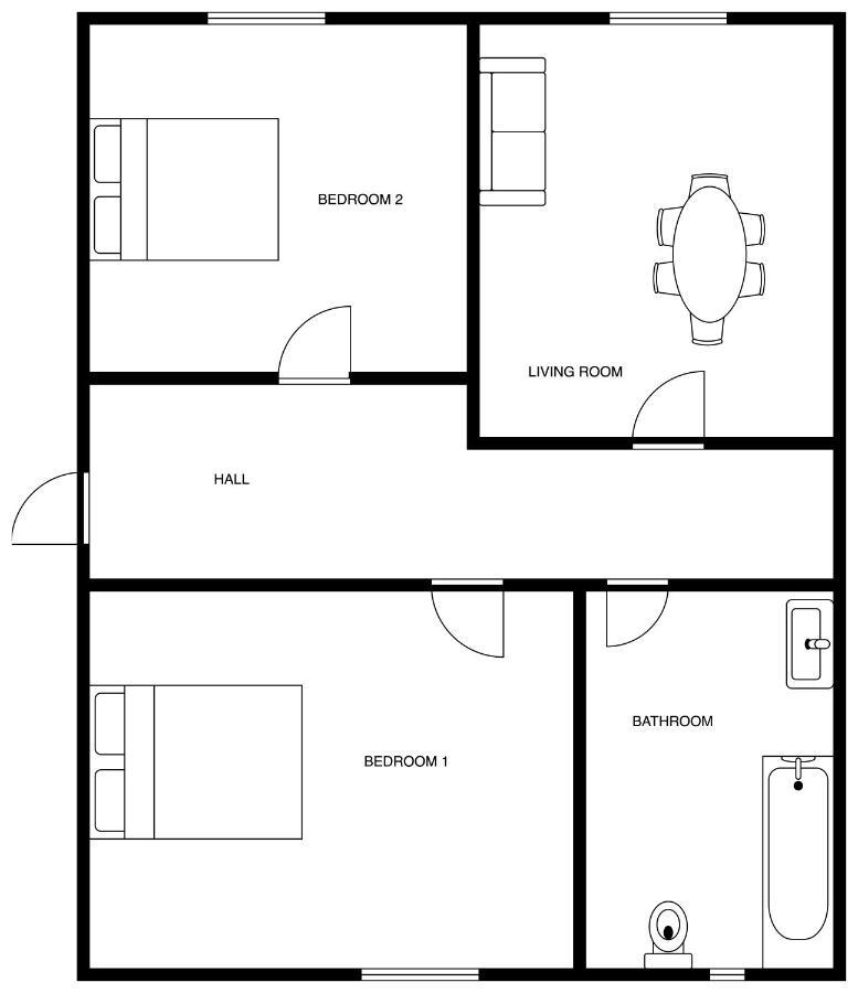 Brivibas Center Apartments 里加 外观 照片