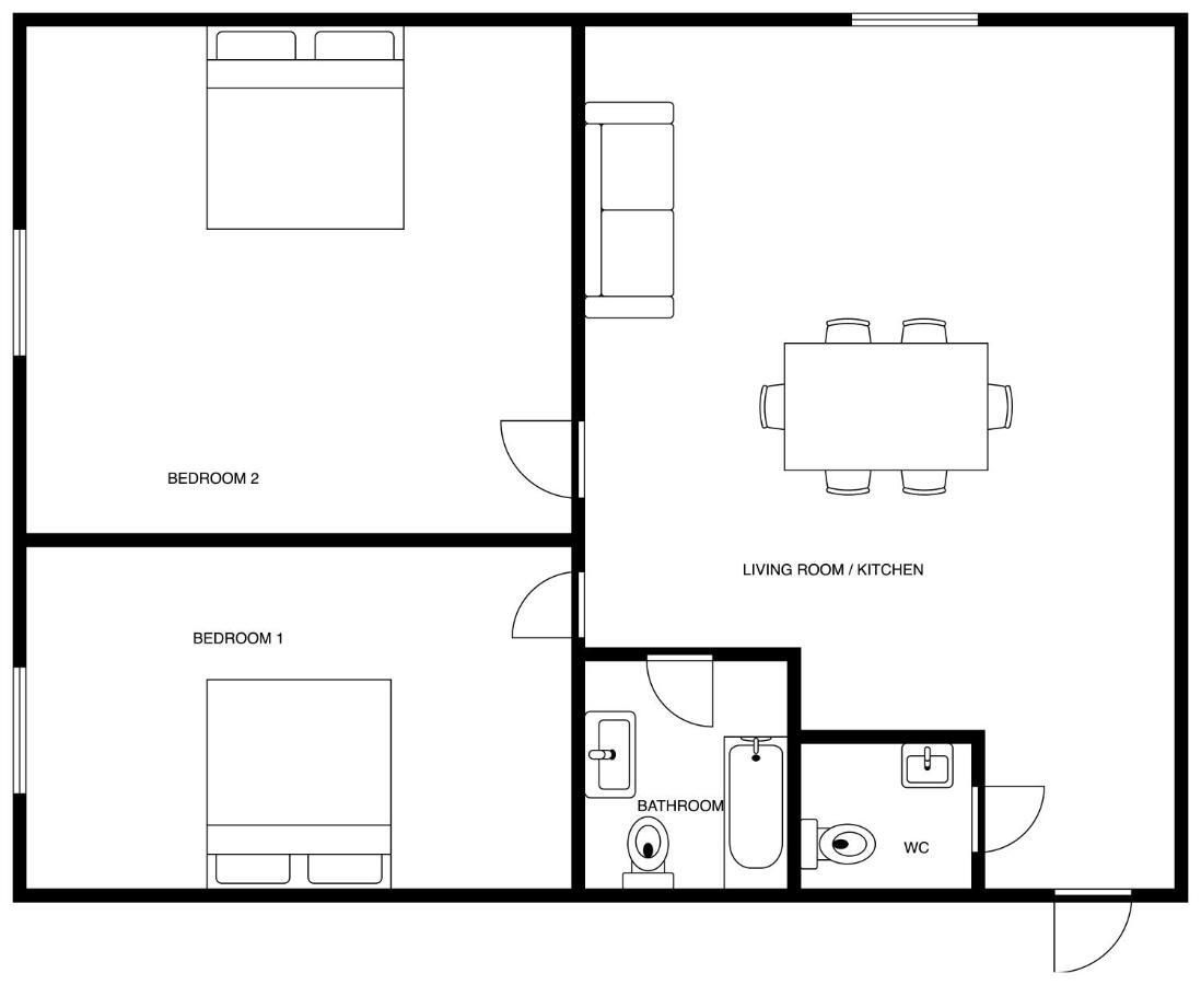 Brivibas Center Apartments 里加 外观 照片