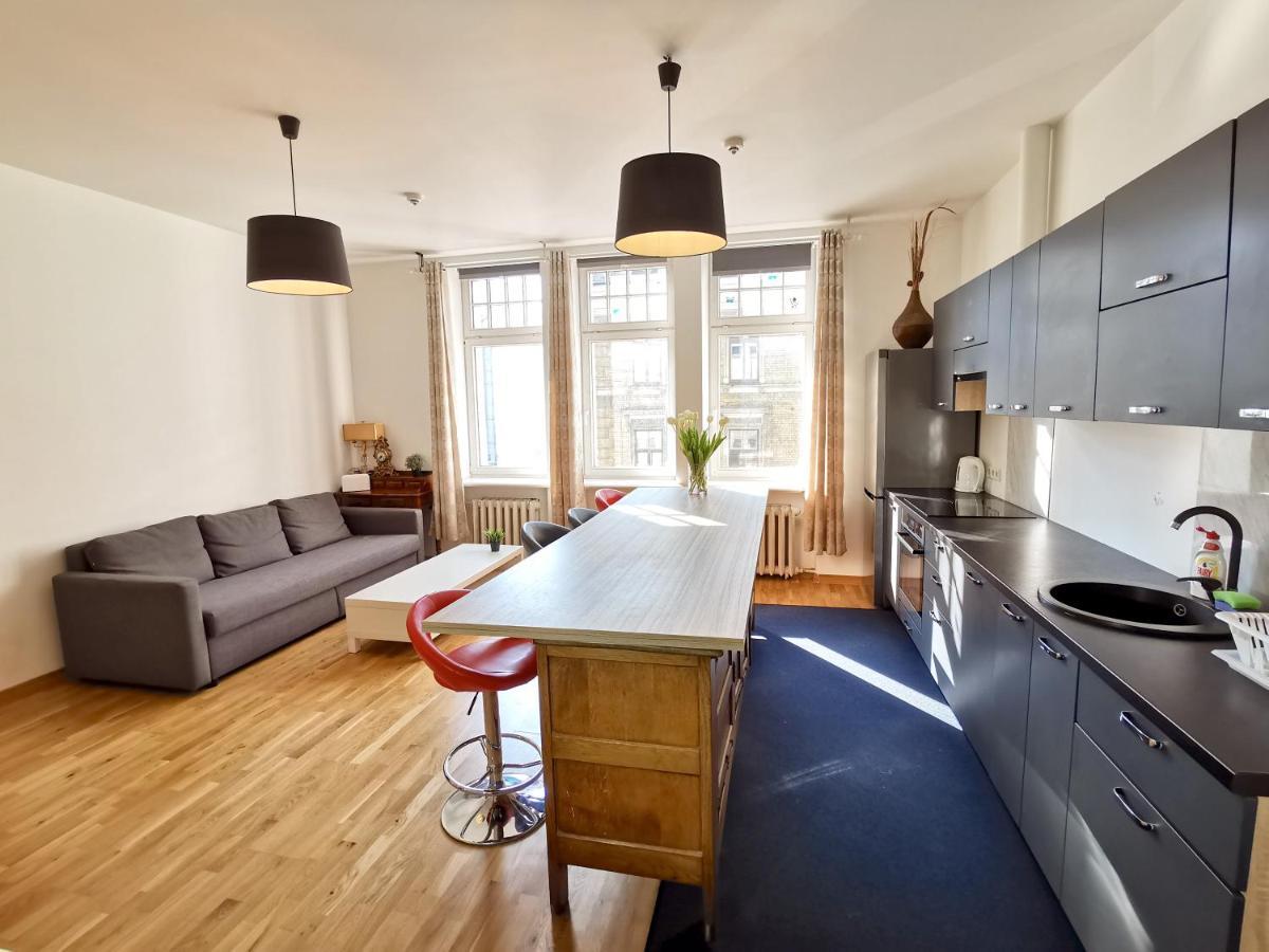Brivibas Center Apartments 里加 外观 照片